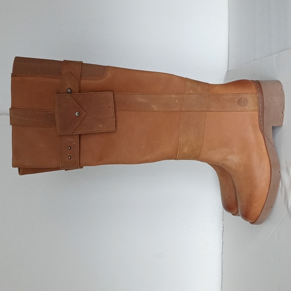 BRAND NEW TIMBRRLAND GRACEYN TALL WATERPROOF LEATHER BOOTS - Picture 1 of 16